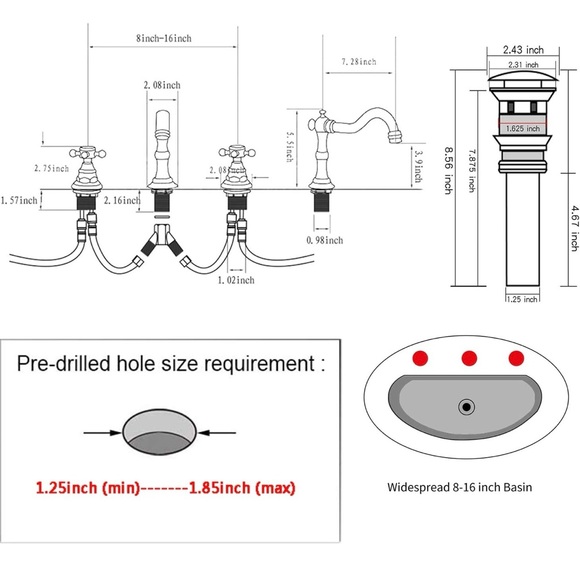 Bathroom sink faucet - Picture 2 of 9